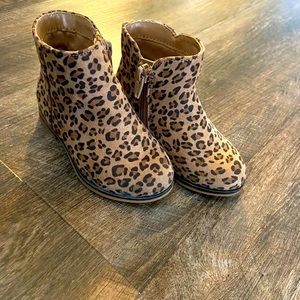 Toddler Leopard Booties